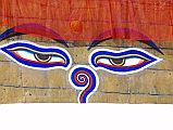 Kathmandu Swayambhunath 19 Swayambhunath Buddha Eyes Close Up 